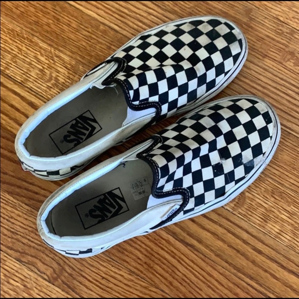 checkered vans